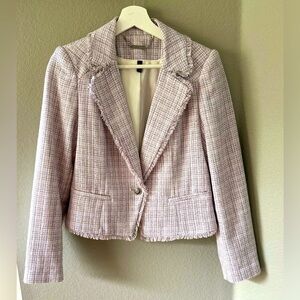 Crop Tweed Jacket by White House Black market, like new, size 2